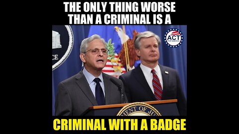 🚨liberal democrat FBI dir chris wray AG merrick garland operation arctic frost against conservative