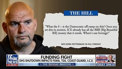 Fetterman goes OFF on Dems over funding feud: 'WHAT THE F---'