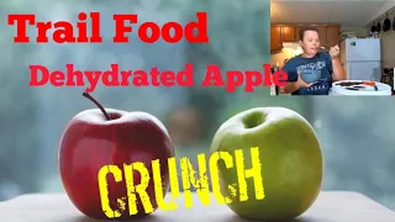 Dehydrated Apple Crunch backpacking dessert