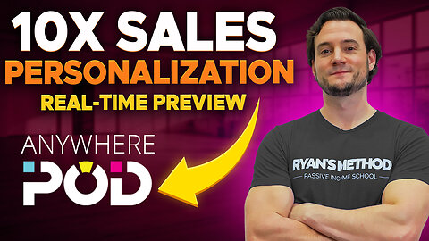 10x Sales w/ REAL TIME PREVIEW for Personalized Print on Demand Products!