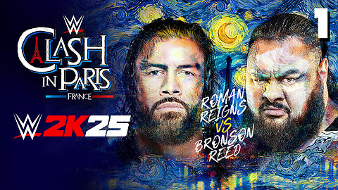 WWE 2K25 Clash In Paris 2025 - Match 1: The Tribal Thief Goes Down!