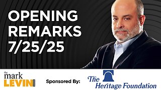 Mark's Opening Remarks - 7/25/25