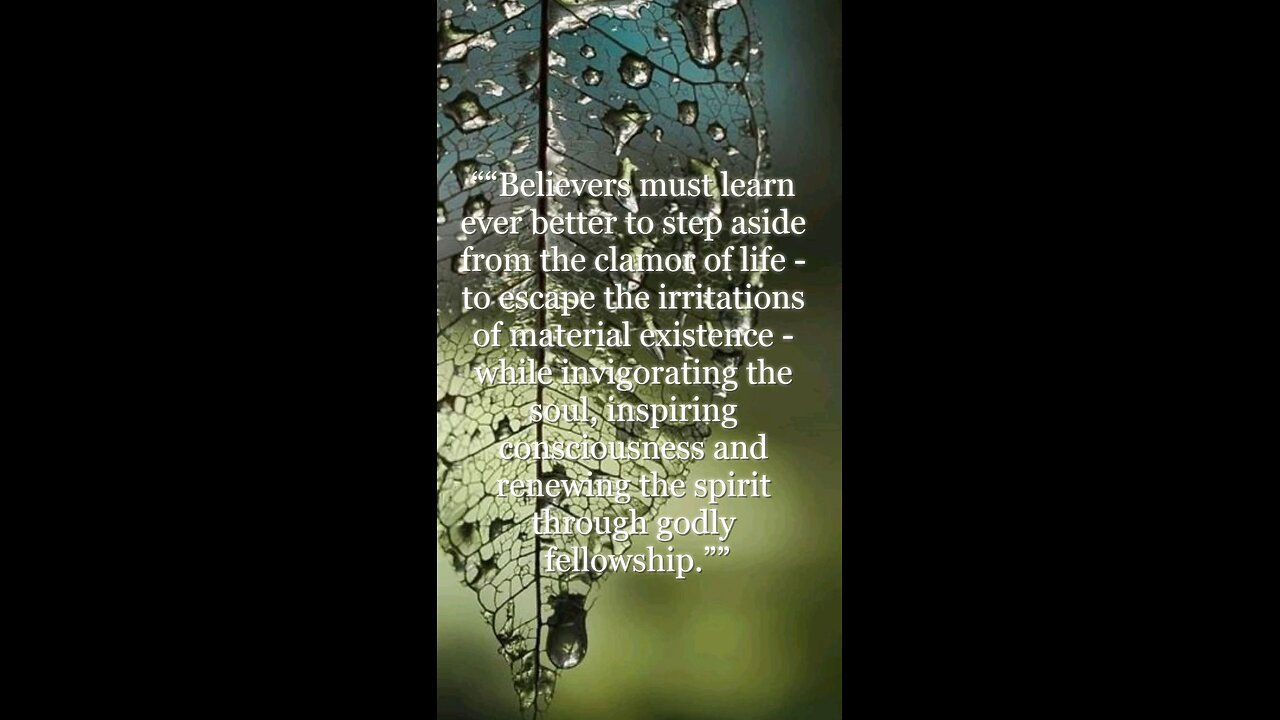 Believers Must Learn