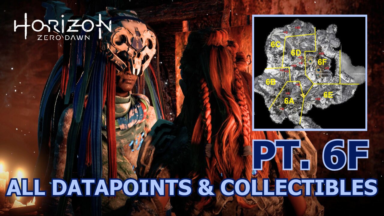 Horizon Zero Dawn ALL Datapoints & Collectibles BY LOCATION | Pt 6F - Bandit Camp & nearby Areas