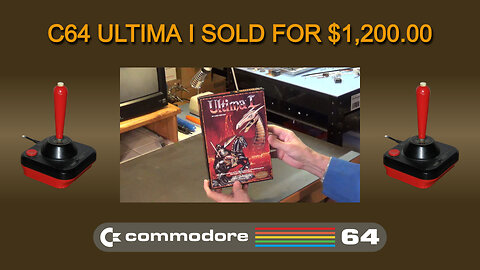 Commodore 64 version of Ultima I sold on eBay for $1,200.00