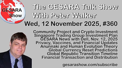 2025-11-12 GESARA Talk Show 360 - Wednesday