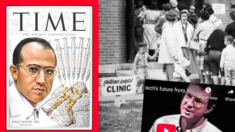 1969 michael chrichton became jonas salk assistant (Jurassic park andromeda strain) polio vaccine