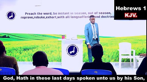 God, Hath in these last days spoken unto us by his Son,