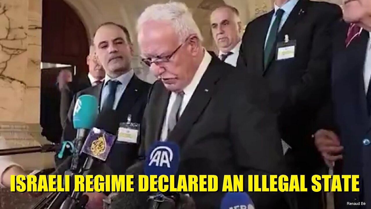 ISRAELI REGIME DECLARED AN ILLEGAL STATE