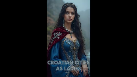 Croatian Cities as Ladies | AI Generated