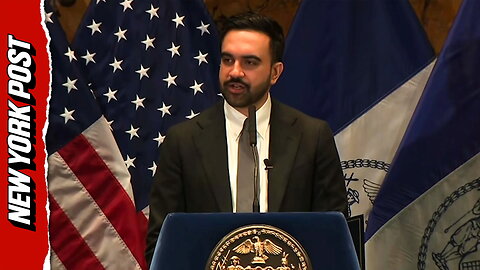 Mayor Zohran Mamdani rails against ICE agents during a fiery speech