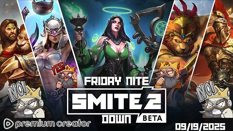 🔴LIVE: Friday NITE SMITEDown 09/19/2025 | Giveaways NEXT SAT | Join The Discord 🎮😎