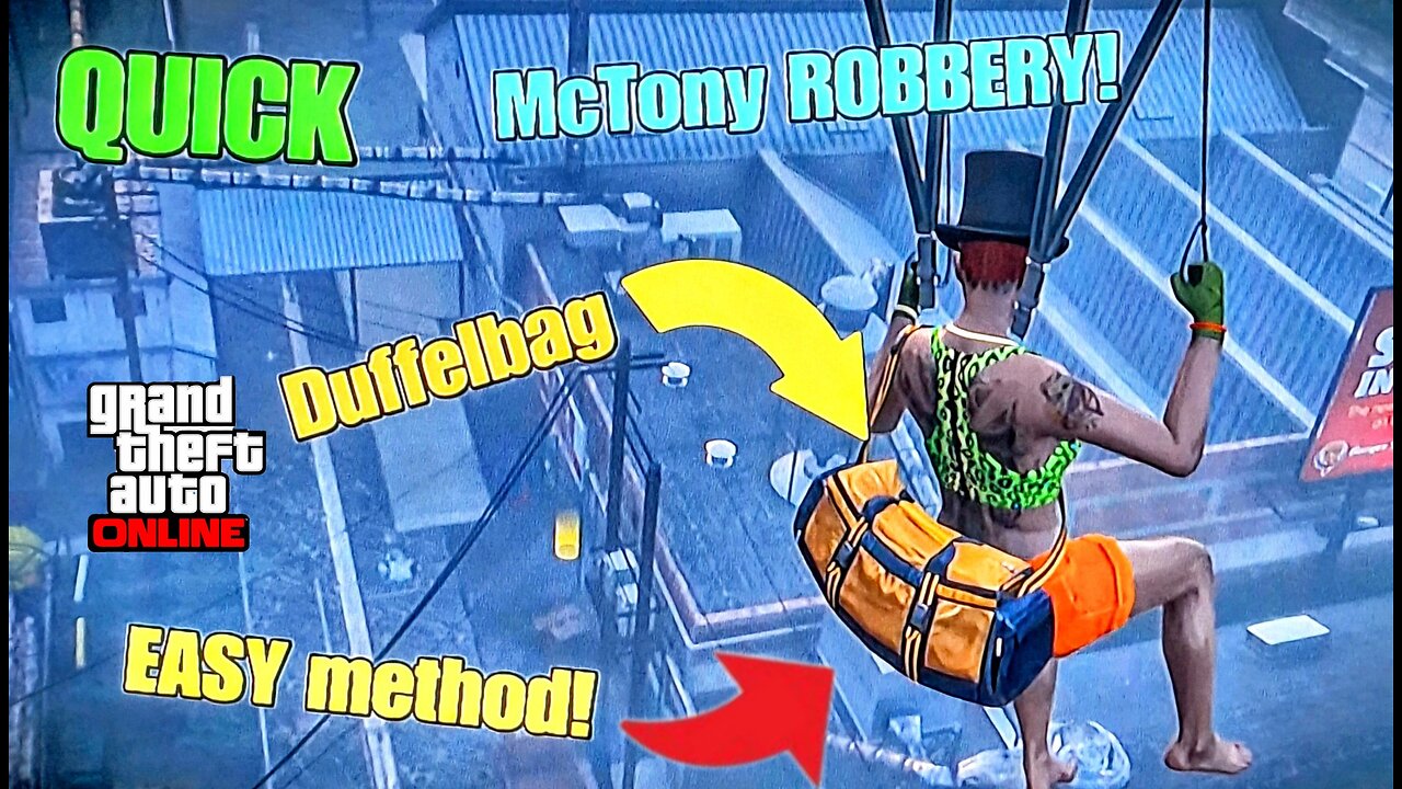 EASILY get the Orange DUFFELBAG With the Salvage YARD - GTA Online! (STILL WORKS)