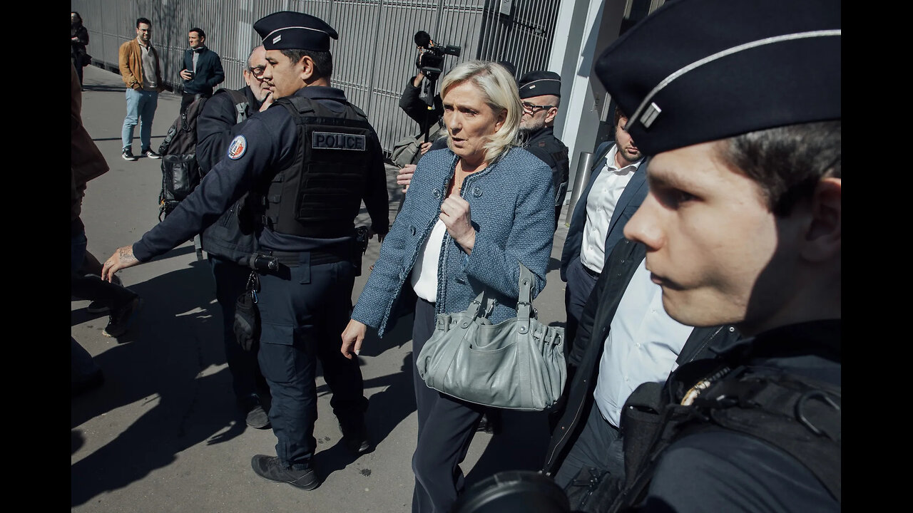 DOPO GEORGESCU IN ROMANIA LA DITTATURA EUROPEA ELIMINA ANCHE "IL PERICOLO" LE PEN IN FRANCIA