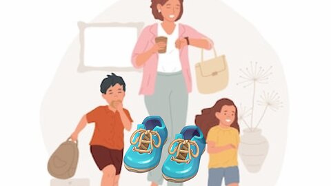 Toddler parent life: Trying to get out the door