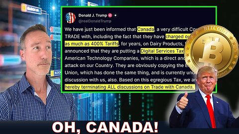 TARIFF's On Canada To Go UP. Rate Cuts? Bitcoin, Cardano & Sol MIDNIGHT & Kraken