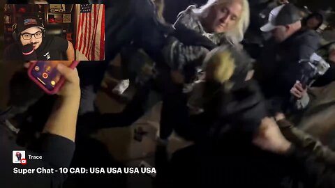 #Crazy #Cat #Fight Right Side Rebel Vs #ANTIFA Sabrina At #Portland #ICE #Protest #LIVE