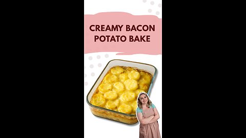 Creamy Bacon Potato Bake – Easy, Budget-Friendly Comfort Food! 🥔🥓🧀