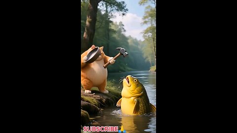 cat and fish