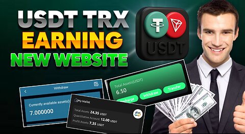 Best USDT Mining Platform 2025 | New USDT Earning Site without Investment 🤑