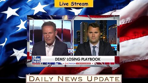 x408b: Fox News 07/14 - Charlie Kirk reveals why young voters support Donald Trump