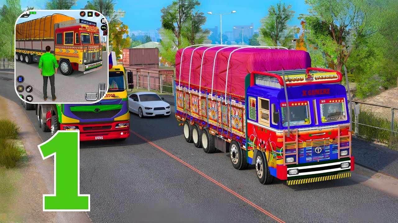 Indian Truck Drive Truck Games - Gameplay Walkthrough | Part 1 (Android)