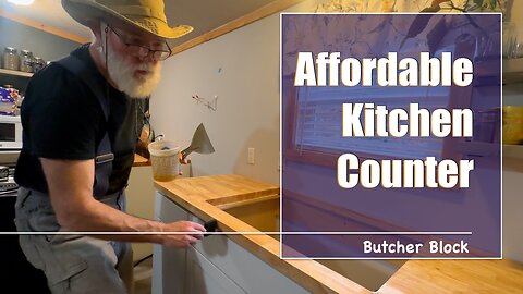 DIY Kitchen Counter Install - Butcher Block