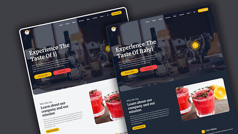 Data-Driven Restaurant Web Design: UI/UX That Boosts KPIs (Inspiration Demo)