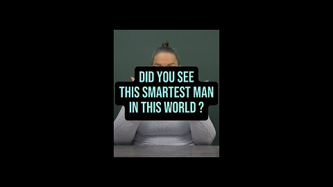 Did You See Smartest Man In World? 😍