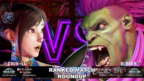Kuya Kalbo SF6 Ranked Roundup. Chun Li Master Rank [Hori Fight Stick]