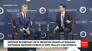 FULL QANDA: Hegseth Takes Questions On 'Double-Tap' Strike, Signalgate, China, AI, And More
