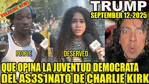 QUE OPINA LA JUVENTUD DEMOCRATA DEL AS3S1NAT0 DE CHARLIE KIRK