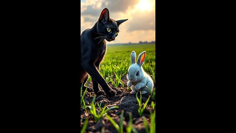 cat rabbit sad story