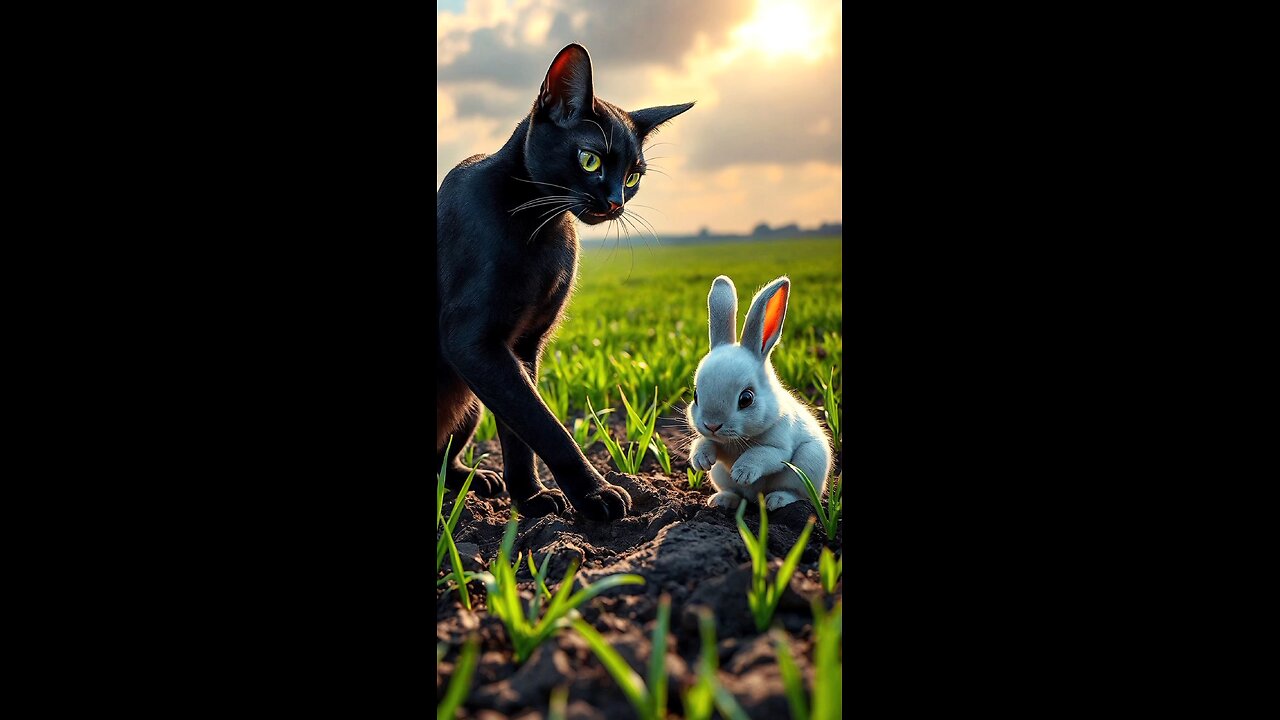 cat rabbit sad story