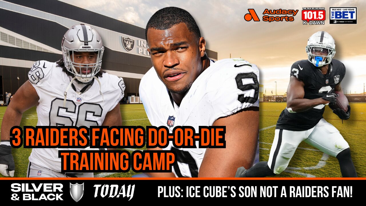 3 Raiders Whose Jobs Are in JEOPARDY at 2025 Training Camp