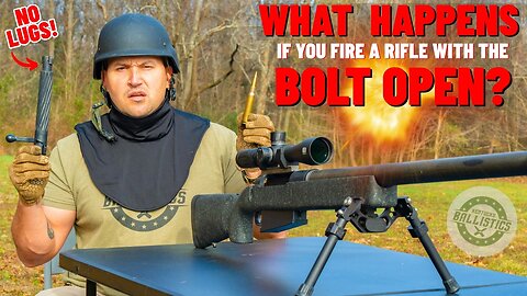 What Happens If A Rifle Fires With The Bolt OPEN ???