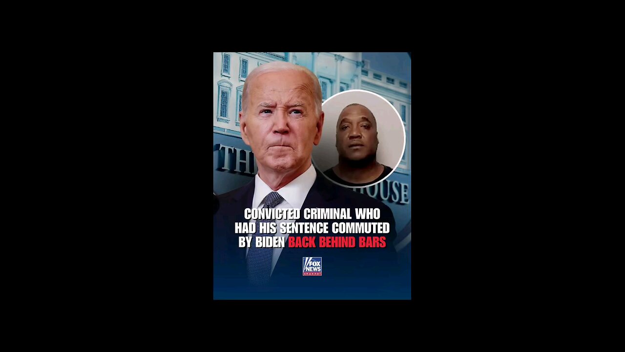 🚨 Biden Clemency Recipient BUSTED in Fresh Drug Case!