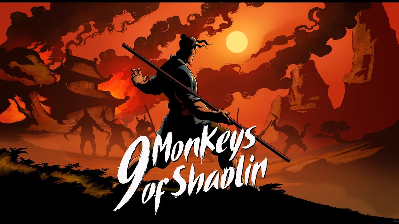 9 MONKEYS OF SHAOLIN GAMEPLAY FIRST A SIMPLE FISHERMAN 🦈THEN BECAME A SHAOLIN MASTER🥼 WITH SKILLS 💜👍