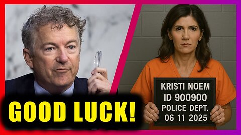 Kristi Noem Arrested After Rand Paul Reveals '$46 Billion' Scandal