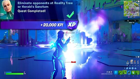 Eliminate opponents at Reality Tree or Herald's Sanctum