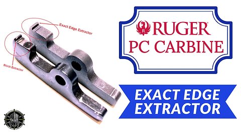 Ruger PC Carbine Exact Edge Extractor & A2 Tool Steel Pin Kit - Ruger PC Carbine Accessories