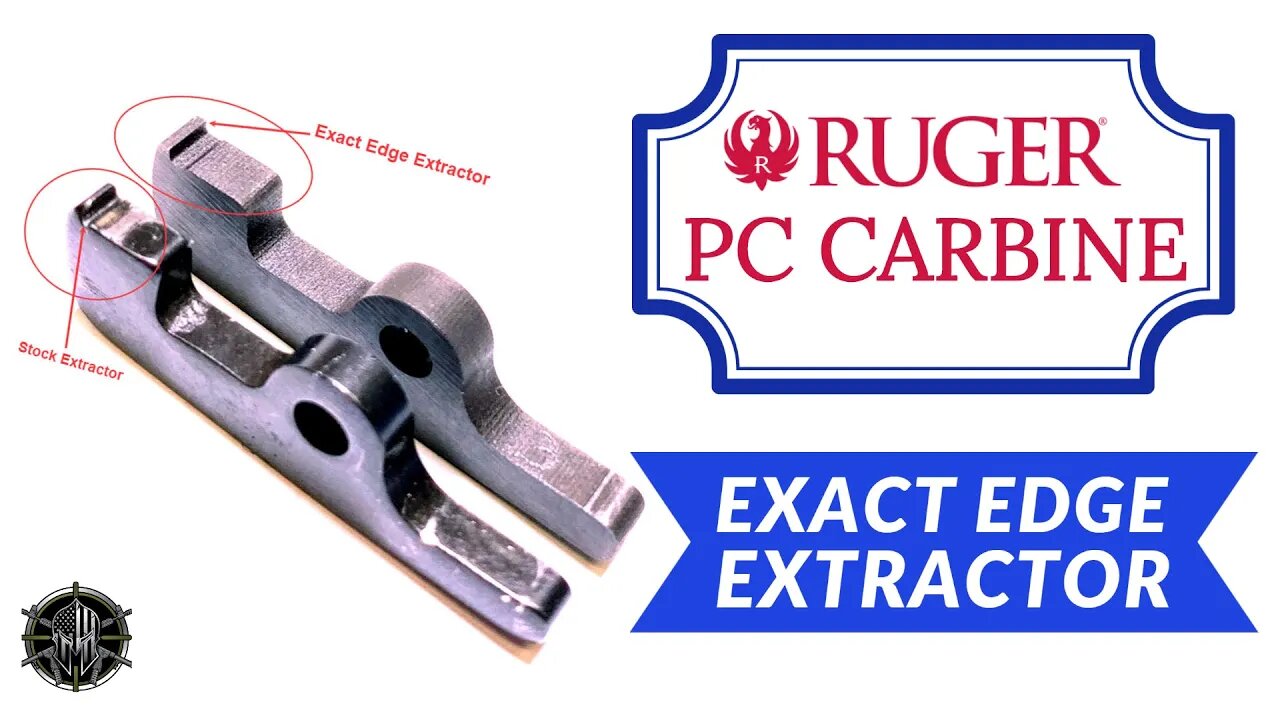 Ruger PC Carbine Exact Edge Extractor & A2 Tool Steel Pin Kit - Ruger PC Carbine Accessories