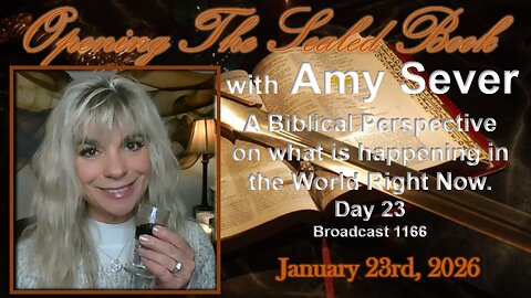 01/23 The Storm is Upon Us! / Carney's Retracted! / Happy Anniversary to the Trumps! / Communion!