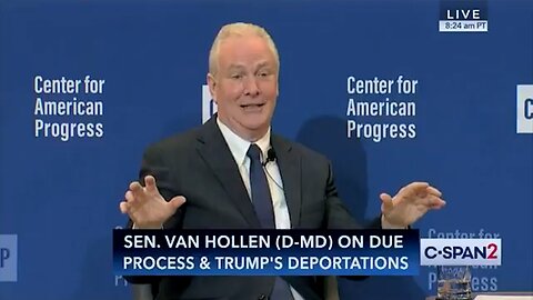 Chris Van Hollen Accuses Trump Admin Of "Apartheid Policy"