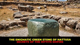 Discovering The Enigmatic Green Stone of Hattusa Secrets of the Hittite Empire