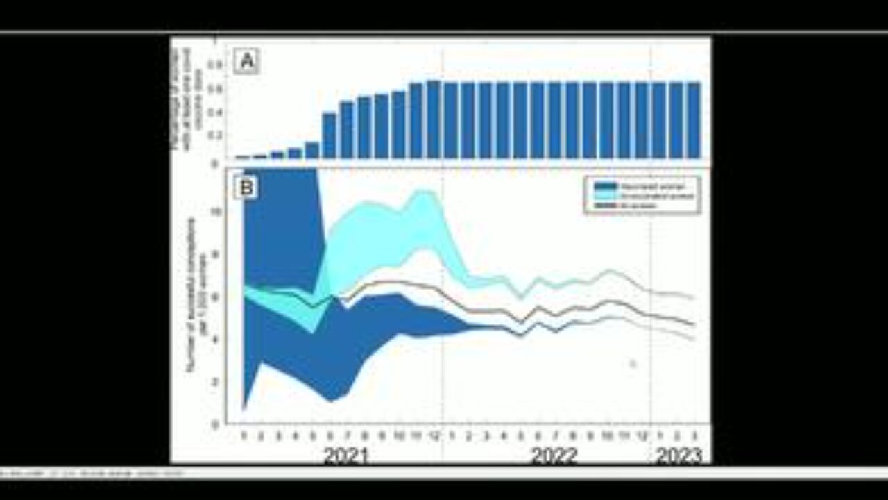 Rates of Successful Conceptions According to COVID-19 Vaccination Status