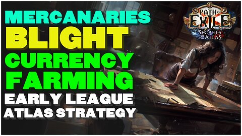 [POE 3.26] Early League Currency Farming Strategies! How I Made My First Divine With Mercenaries!