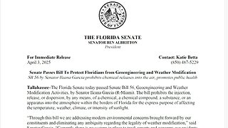 Florida bans chemtrails | Dr. John Campbell