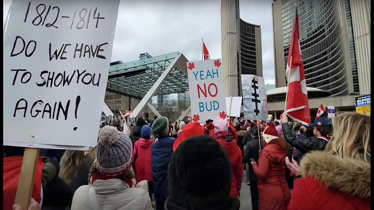 Canadians Stand Together Elbows Up To Fight U.S Tariffs.