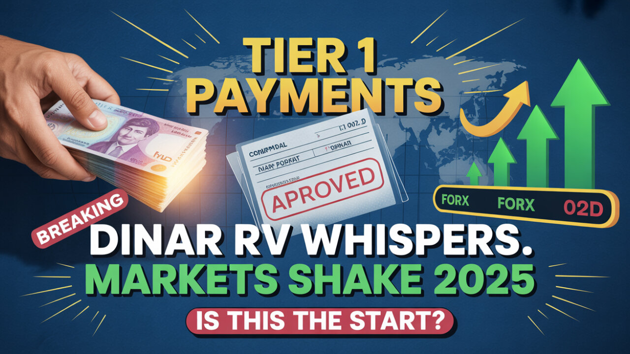 Tier 1 Payments Begin 💥 Iraqi Dinar RV Whispers Shake Markets! 💥 IQD Today News